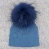 Czapki czapki gzhilovingl miękki zima urodzona dzieci dziewczęta faux fur
