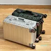 Suitcases All aluminum magnesium alloy travel suitcase Men s Business Rolling luggage on wheels trolley Carry Ons cabin