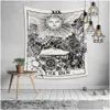 Tapestries غرفة نوم جدار شنق النسيج الديكور Euramerican العرافة علم التنجيم طباعة tablecloth السرير ورقة اليوغا حصيرة الشاطئ إلى DHF1H