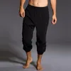 Pantalons pour hommes 2023 arrivée été Style Simple et à la mode pur coton lin pantalon goutte 15 Ropa De Hombre