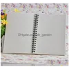 Notepads Kraft ER Bookboor Journal Blank Diary Planner مع ورقة غير مقدمة للمسافرين 2 أحجام التسليم DROND SCHOOL DHGARDEN DHJ04