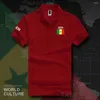 Hommes Polos Sénégal SEN Polos Hommes Manches Courtes Blanc Marques Imprimées Pour Pays 2023 Coton Nation Équipe Drapeau Mode Sénégalais