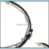 Ankjes mode bohemia zon hanger kralen enklet armband vrouwen dubbele laag touw in de zomerstrand sieraden cadeaus 1870 drop leveren dhoyb