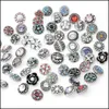 Other Mixed Styles Components Vintage Noosa Chunks 12Mm Snap Buttons For Button Necklace Bracelet Jewelry Accessories Drop Delivery F Dhyvb