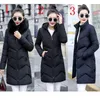 Women's Down Parkas White Women Winter Hooded Warm Coat Fur collar Detachable Cotton Padded Jacket Female Long Parka Womens Wadded Jaqueta Feminina 230111