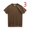 Heren t -shirts katoen vaste kleur shortsleeved t -shirt mannen en vrouwen ronde nek losse medelevend wit katoenen bodem shirt tee 230110