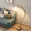Floor Lamps Glass Ball Lamp Wooden Standing Tripod Lampe Pied Child Light