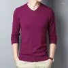 Maglioni da uomo IN maglione lavorato a maglia girocollo da uomo moda slim fit tinta unita primavera autunno pullover casual sottile abiti maschili