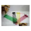 Другие праздничные поставки для вечеринок шелковой мешочек для ручных вентиляторов Organza Gift Bag с DSTRING 100 %/LOT 10 Color Drop Home Garden Dhj1f