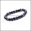 Brins de perles Bracelet en pierre naturelle Perle inspirante Prière de guérison Marathi Yoga Mas Charme Drop Livraison Bijoux Bracelets Dhybt
