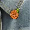 Pins Brooches Miss Zoe Cartoon Peach Enamel Pin Fruit Peachy Badge Brooch Lapel For Denim Coat Shirt Bag Cute Jewelry Gift Girl Fri Dhai8