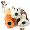 Dog Toys Chews Pet Cat Funny Fleece Durability Plush Squeak Chew Sound Toy Fit For All Pets Long Drop Delivery Home Garden Dhgarden Dhfo3