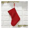 Kerstdecoraties 12 stks/pack kous kerstboom ornament voor huisfeest bruiloft decoratie hanger kinderen cadeauzakje snoeptassen dhb02