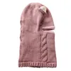 Casquettes Chapeaux Bébé Chapeau Filles et Garçons Hiver Chaud Pompon Chapeau Velours Doublure Casquettes Oreilles Mignonnes Chapeaux pour Enfants Bonnet Chapeau Écharpe Enfants Coupe-Vent Cap 230111