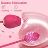 Volwassen massager Rose Vibrator Toy voor vrouwen krachtige dildo clitoris sukkel vacuüm stimulator vrouwelijke liefde eieren sek goederen