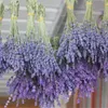 Decoratieve bloemen Kransen 200g Lavendel Natuurlijk gedroogd boeket Wedding Party Decoraion Handgemaakte DIY Bloem geen vaas