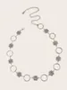 Cinture Trend Women's Flower Chain Fashion Decorazione casual retrò con jeans Ring Metal Waist