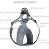 Dog Collars & Leashes Reflective Breathable Harness Vest Adjustable Pet No-Pull Step-in With Padded For Walking