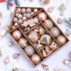 Christmas Decorations European Style Ball Ornament 70pcs/box Tree Decor Hanging Party