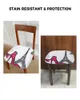 Stoelbedekkingen Red High Heel Eiffeltoren vlinder Wit Elastische stoelhoes voor Slipcovers Home Protector Stretch