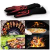 Xingyu BBQ Handskar Fireproof Kitchen Högtemperaturbeständig icke-halkugn Mittor Bakning Anti-Scald Aramid Cotton Grill