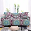 Stol täcker mandala blommor pinted soffa täcke avtagbar tvättbar stretch sektion hörn slipcover fåtölj för vardagsrum