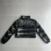 UK Designer Trapstar Jacket down puffer coat Women Irongate odpinany kaptur puchowy - czarny 1to1 wysokiej jakości haft zimowa bluza z kapturem