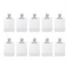 Bottiglie di stoccaggio 30/50 / 100ml Mini contenitore riutilizzabile in plastica Contenitori cosmetici vuoti Bottiglia per il trucco Borsa da viaggio Trasparente 10 pezzi / set