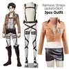 Accessori in costume Attacco anime al cosplay Titan Shingeki No Kyojin Giacca Recon Corps Gonne Galli Cinture Cinselle Ackerman 230111