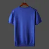 Men's TShirts Summer Men Tshirt Knitted Short Sleeves Top Sweater Solid Color Oneck Pullover Thick Slim Tees D215 230110