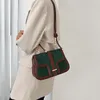 Borse da sera Piccola tracolla in pelle scamosciata per donna Borsa a tracolla opaca Borsa da donna smerigliata Retro Scrub Flap Sac messenger femminile