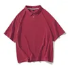 Women's T Shirts T-shirt Turn-down Collar Short Sleeve Shirt Soft Men Women T-shirts Tops Kawaii Unisex Cotton Tee Clothes