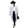 Women's Blouses DPSDE 2023 Long Sleeve Lapel Single Button Lantern Swallow Tail Personalized Women Fashion Shirt