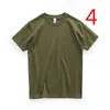 Heren t -shirts katoen vaste kleur shortsleeved t -shirt mannen en vrouwen ronde nek losse medelevend wit katoenen bodem shirt tee 230110