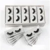 False Eyelashes Wholesale 20/30/50/100 Pairs 3D Mink Lashes Natural Hand Made Drop Delivery Health Beauty Makeup Eyes Dh4Rm