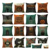 Coussin / oreiller décoratif 107 conceptions halloween taies de coussin sorcière conception de citrouille coussin Er carrée slip gouttes de gouttes