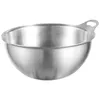 Bowls Serving Mixing Bowl Kitchen Stainless Steel Metal Large Basin