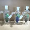 Hookahs Glass Ash Catcher 14mm 18mm 5,5 tums Hookah Glass Bong Water Catchers Thick Pyrex Clear Bubbler Ashcatcher 45Gree 90 grader