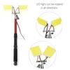 Portable Lanterns Camping Lights 3.75 Meters Fishing Pole Outdoor Battery Light Rod White