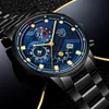 Wristwatches Business Stainless Steel Luminous Quartz Men's Wrist Watch Summer Classic Simulation Small Dial Fashion Luxury Casual Clock