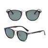 Lunettes de soleil de luxe polarisées femmes hommes conduite nuances lunettes Vintage rond soleil UV400 Anti-Bluelight lunettes