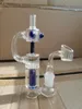 5.9 インチ小さなボン水ギセルメガネ石油リグ Perc 厚いガラス水ボン喫煙パイプ Dabber Chicha と 14 ミリメートルバンガー