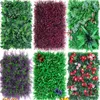 Decorative Flowers 60X40cm Artificial Plant Lawn Greening Wall Turf Outdoor Home El Background Decoration