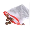 Sacs de rangement réutilisables Boutique écologique maille légumes fruits jouets pochette fourre-tout à la maison sac environnemental livraison directe jardin Housek Dh0Ox