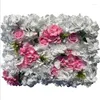 装飾的な花の暗号化ローズハイドジャエーター人工花の壁パネル装飾背景結婚式のパーティーバースデーショップ