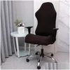 Housses de chaise Concurrence de jeu élastique Ers Ménage Bureau Internet Café Rotation Accoudoir Stretch Cases Drop Delivery Home Garden Dhusl