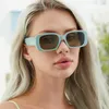 Lunettes de soleil Vintage carrées pour femmes, marque de mode de styliste, lunettes de soleil rétro pour l'extérieur, petit cadre miroir