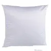 Cushion/Decorative Pillow 3 Sizes Sublimation Pillowcase Doublefaced Heat Transfer Printing Ers Blank Cushion Without Insert Polyest Dhevr