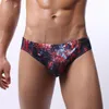 Underpants Sexy Underwear Male Printed Briefs Panties Men's Brief Peni Pouch Nylon Underpant Boy Bikini Camouflage Gay Cueca