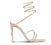 Bröllopsbrudpump Summer Woman Sandal RC Shoes High Heels Margot Black Jewel Sandals Snake Brand Designer With Box